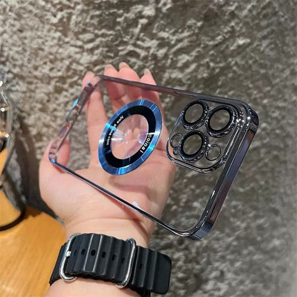 Transparante magnetische iPhone-hoes