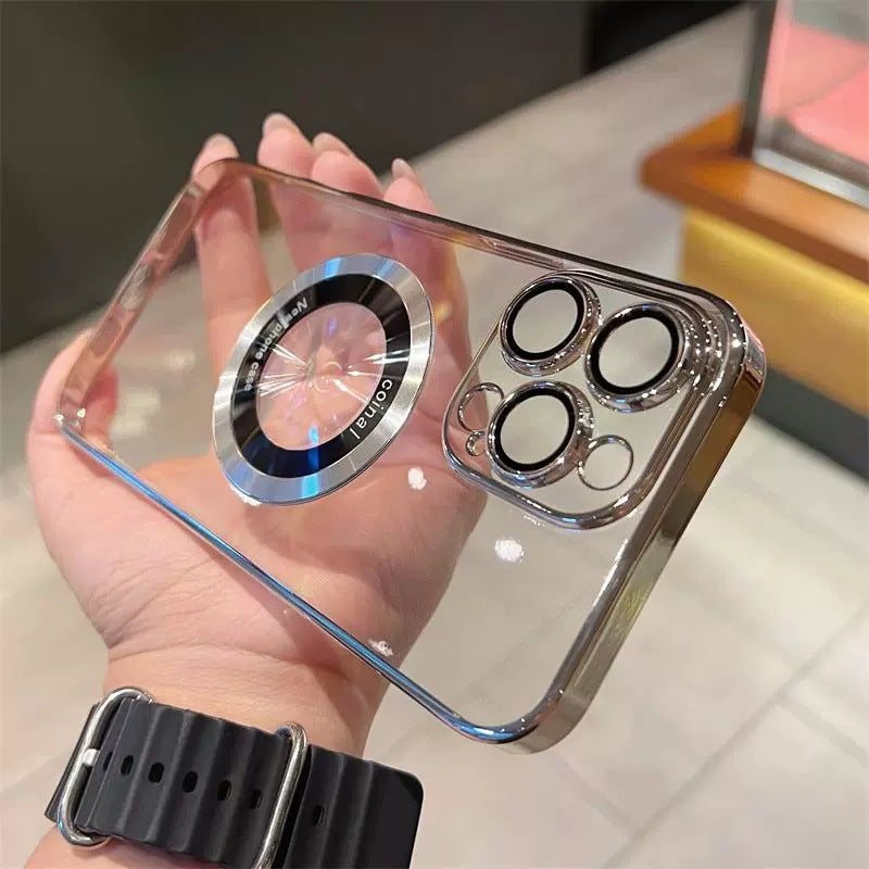 Transparante magnetische iPhone-hoes