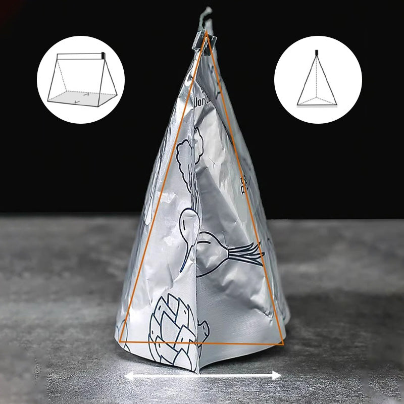 Herbruikbare Anti-Bacteriële Diepvrieszakjes Van Aluminiumfolie - 10 Stuks