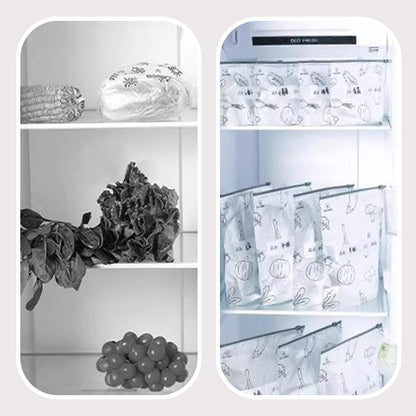 Herbruikbare Anti-Bacteriële Diepvrieszakjes Van Aluminiumfolie - 10 Stuks