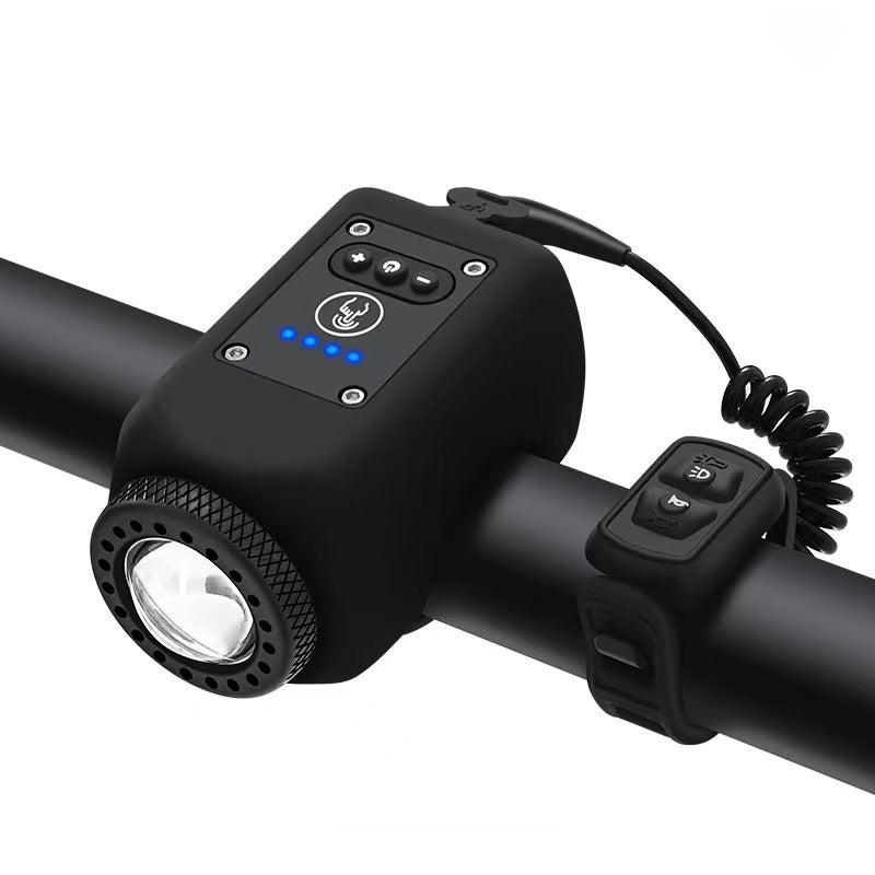 Waterdichte fietskoplamp voor buitengebruik met claxon