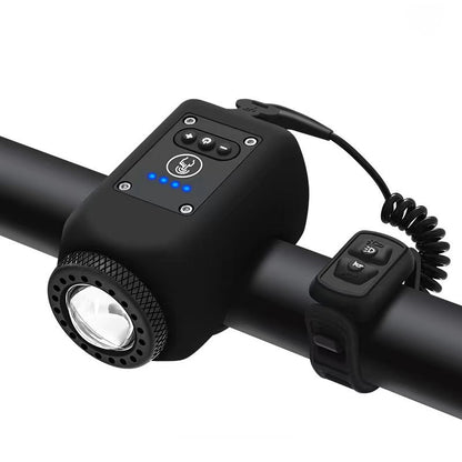 Waterdichte fietskoplamp voor buitengebruik met claxon