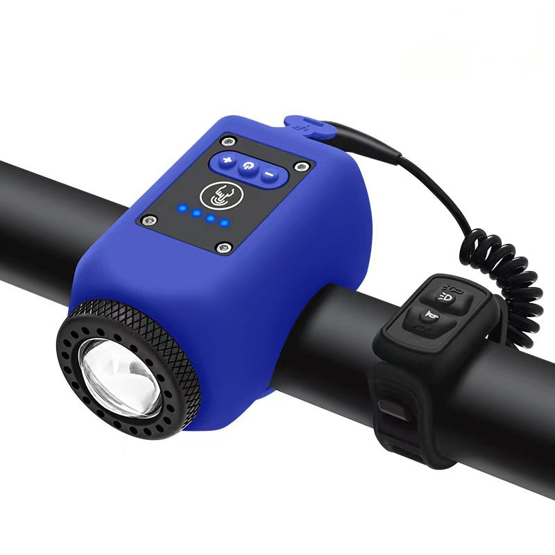 Waterdichte fietskoplamp voor buitengebruik met claxon