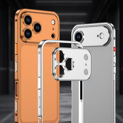 Metalen iPhone-hoesje met warmteafvoer en gesp-ontwerp