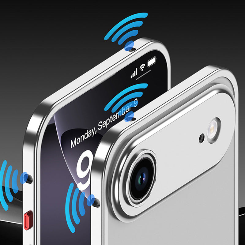 Metalen iPhone-hoesje met warmteafvoer en gesp-ontwerp