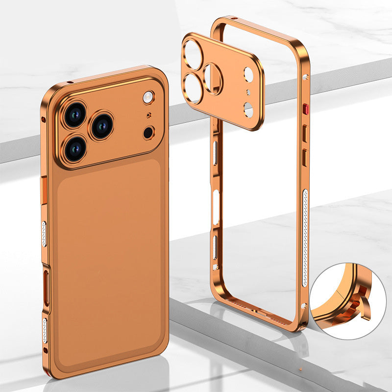 Metalen iPhone-hoesje met warmteafvoer en gesp-ontwerp