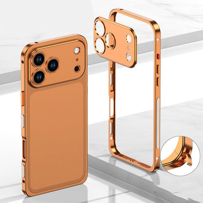 Metalen iPhone-hoesje met warmteafvoer en gesp-ontwerp