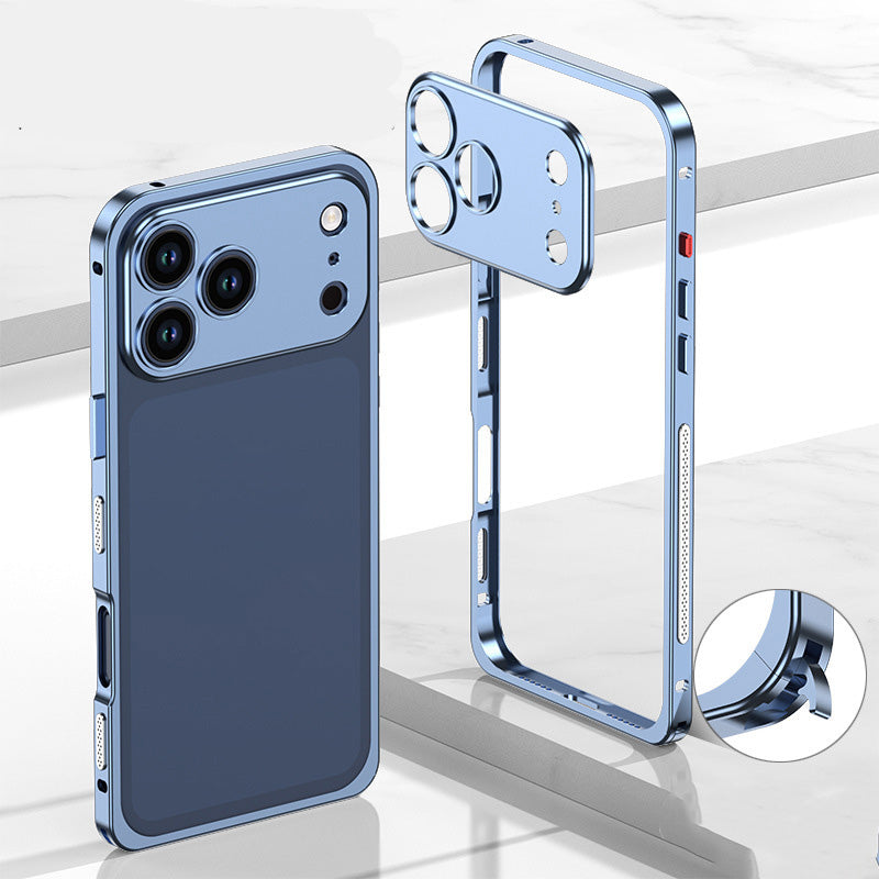 Metalen iPhone-hoesje met warmteafvoer en gesp-ontwerp
