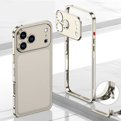 Metalen iPhone-hoesje met warmteafvoer en gesp-ontwerp