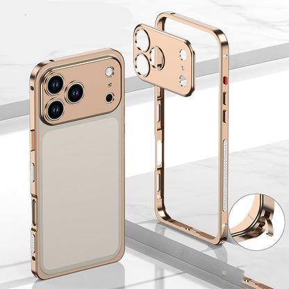 Metalen iPhone-hoesje met warmteafvoer en gesp-ontwerp