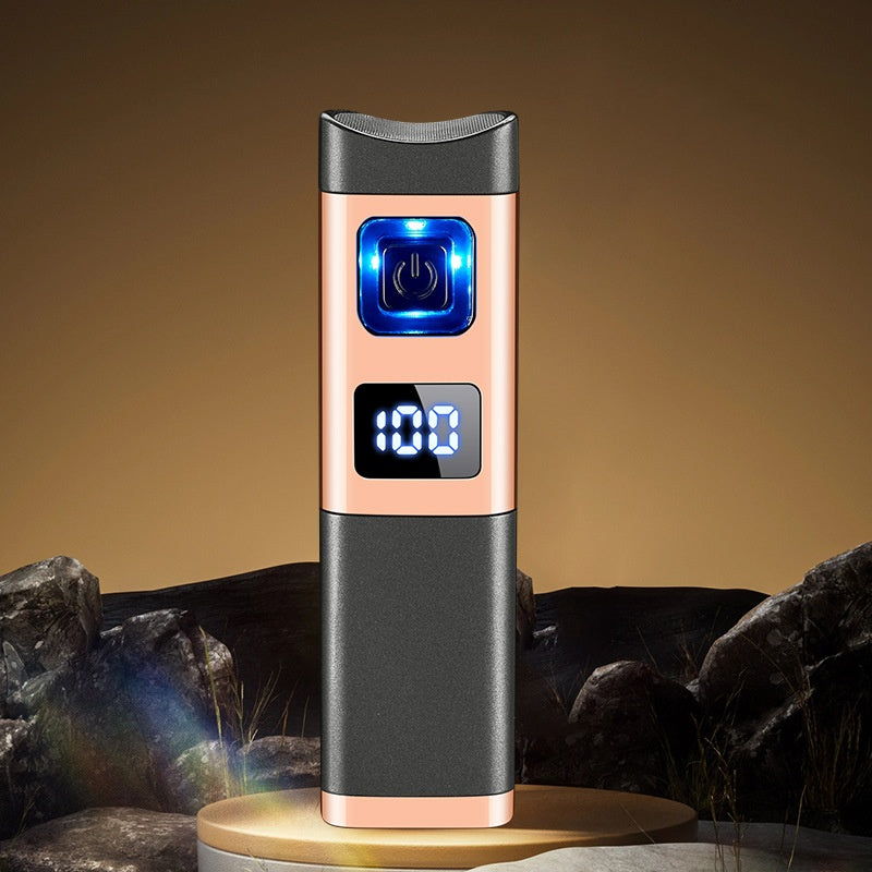 Oplaadbare en navulbare aansteker met LED-display