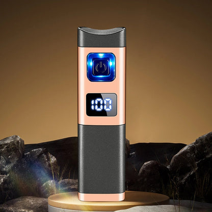 Oplaadbare en navulbare aansteker met LED-display