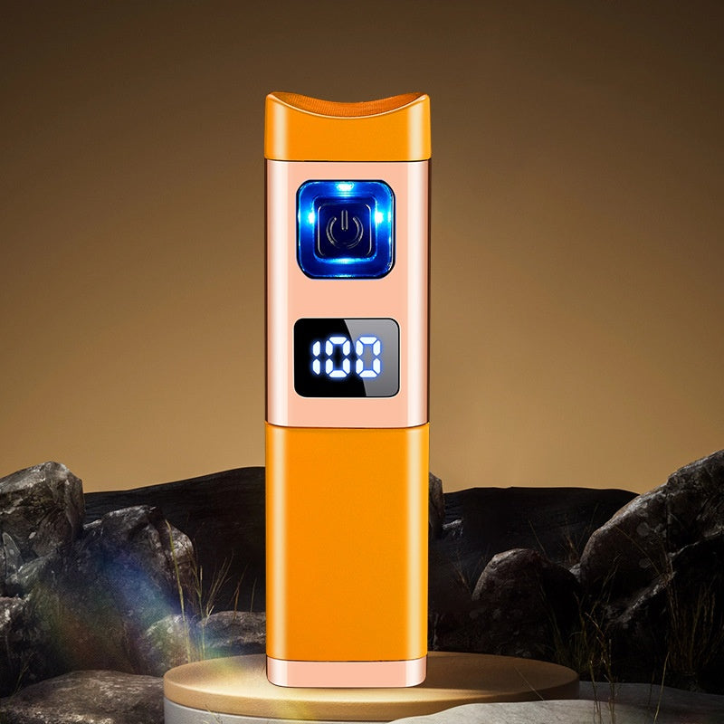 Oplaadbare en navulbare aansteker met LED-display