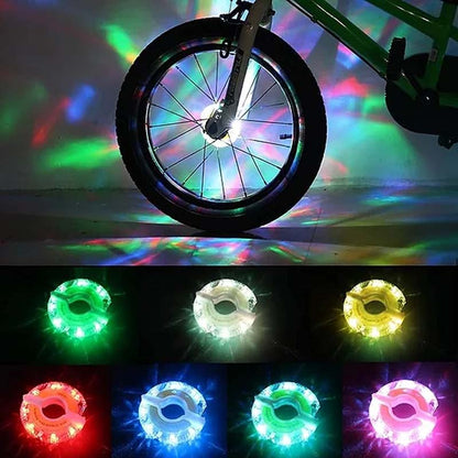 ✨ LED-fietswiellamp voor nachtelijke ritten
