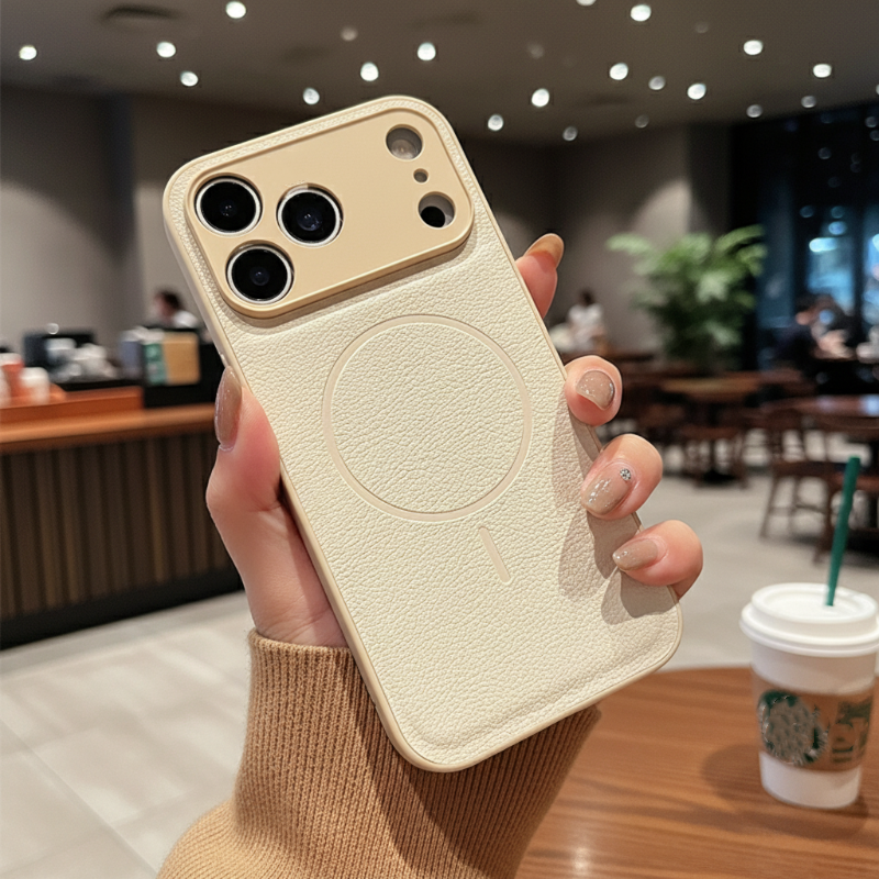 📱 Vingerafdrukwerende magnetische telefoonhoesjes voor de 12-17-serie