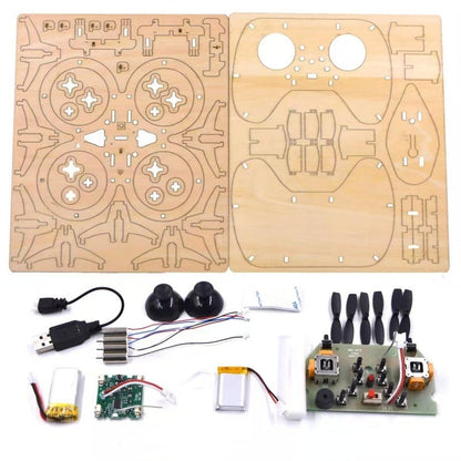 ✈️ DIY Houten Drone Bouwpakket