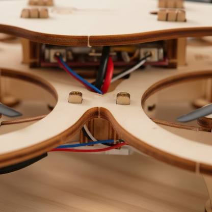 ✈️ DIY Houten Drone Bouwpakket