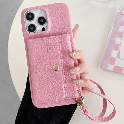 🔥📱 iPhone Dames Telefoonhoes - Ingebouwde Portemonnee