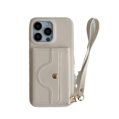 🔥📱 iPhone Dames Telefoonhoes - Ingebouwde Portemonnee