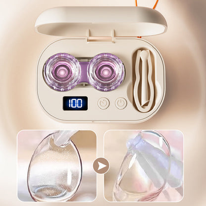 Ultrasone contactlensreiniger met timer