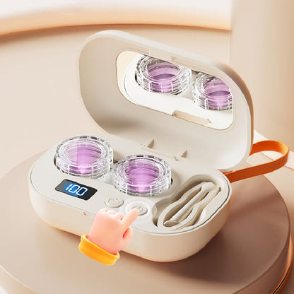 Ultrasone contactlensreiniger met timer