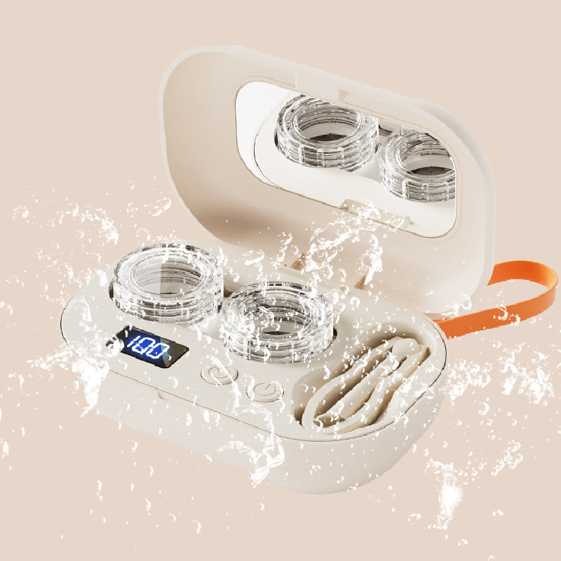 Ultrasone contactlensreiniger met timer