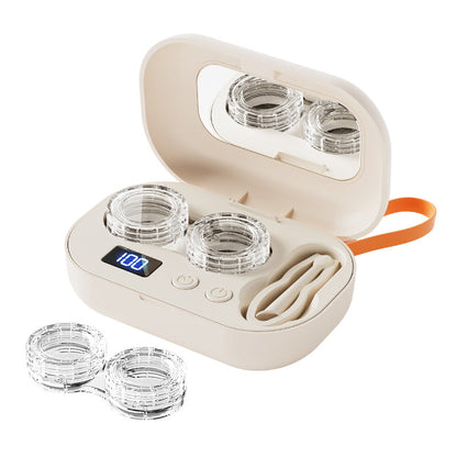 Ultrasone contactlensreiniger met timer
