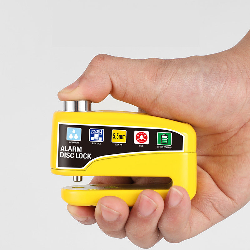 Antidiefstalalarm met Schijfremslot voor Fietsen en Motorfietsen🛡️🎒