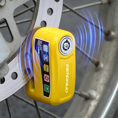 Antidiefstalalarm met Schijfremslot voor Fietsen en Motorfietsen🛡️🎒