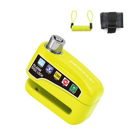 Antidiefstalalarm met Schijfremslot voor Fietsen en Motorfietsen🛡️🎒