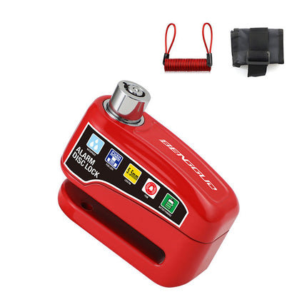 Antidiefstalalarm met Schijfremslot voor Fietsen en Motorfietsen🛡️🎒