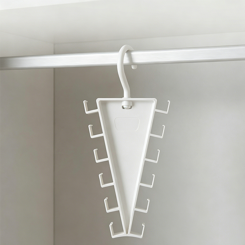 Driehoekige Kledinghanger met 12 Haken - 2 Stuks