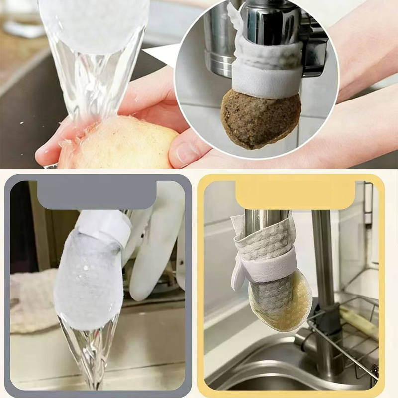 Katoenen Kraan Waterzuiveringsfilterzakjes - Incl. 50 Stuks + 10 Bandjes