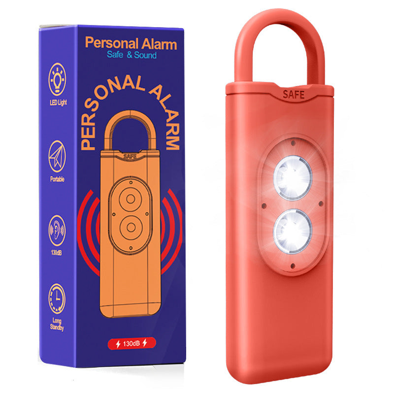 Zelf-Verdediging Alarm Sleutelhanger met LED-Flitser