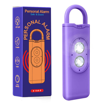 Zelf-Verdediging Alarm Sleutelhanger met LED-Flitser