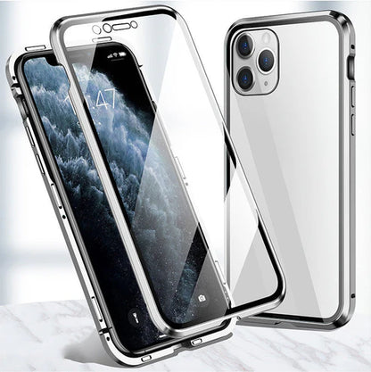 💥Laatste dag 50% korting💥 Magnetisch dubbelzijdig glas telefoonhoesje voor iPhone